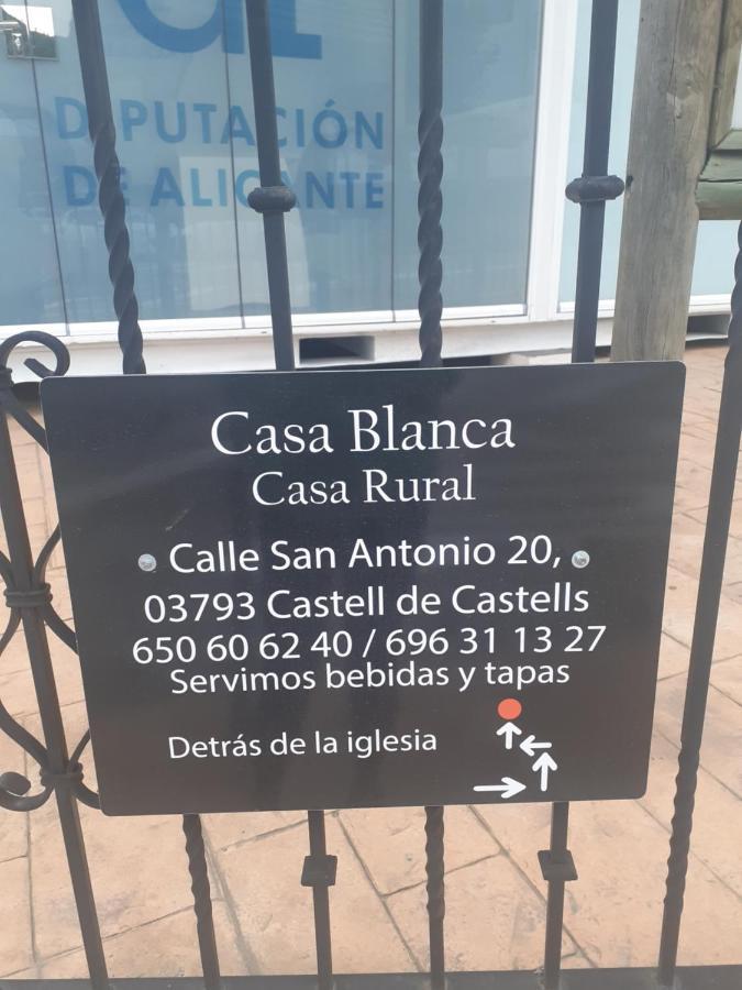 Bed and Breakfast Casa Blanca à Castell De Castells Extérieur photo
